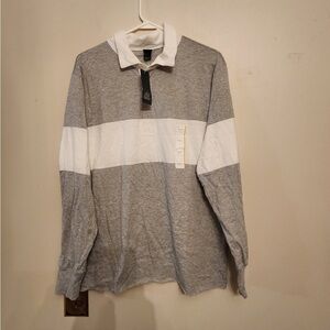 Mens wild fable long sleeve polo size small New with tags